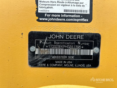 2017 John Deere 323E Compact Track Loader