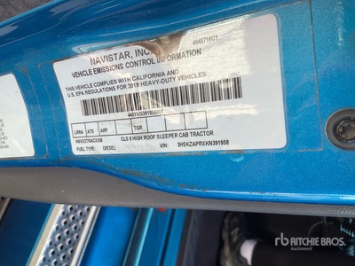 2019 International LT625 6x2 Sleeper Prime Mover