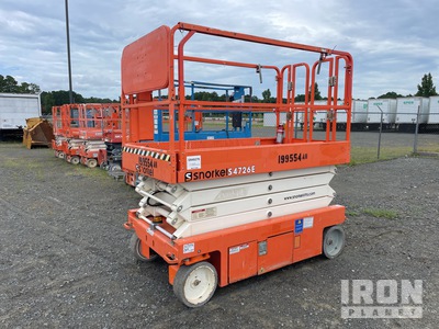 2017 Snorkel S4726E Electric Elevador de tijera