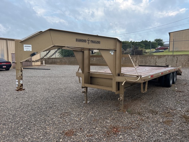 2007 Diamond T 10225DTR 25 ft T/A Gooseneck Equipment Trailer