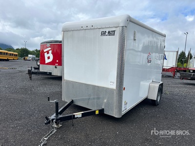 2024 Car Mate 12 ft S/A Enclosed Trailer