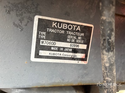 2015 Kubota M7060 Ciągnik użytkowy