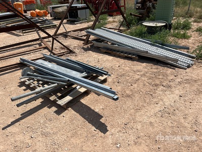 Quantity of (2) Pallets of Steel Sections Divers - Industriel
