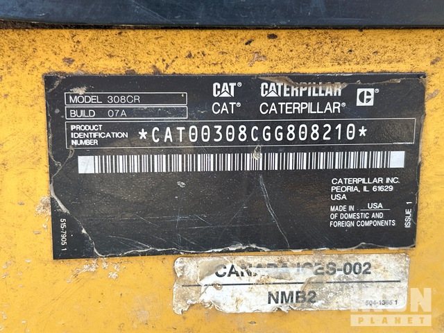 EXCAVADORA 2023 CATERPILLAR 308CR