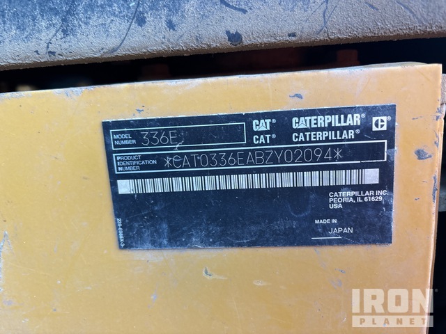 EXCAVADORA 2012 CATERPILLAR 336EL
