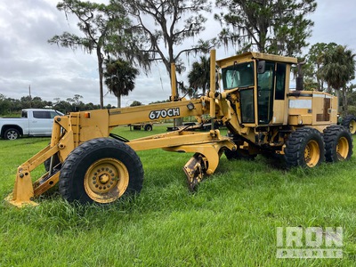 John Deere 670CH Motor Grader (Inoperable)