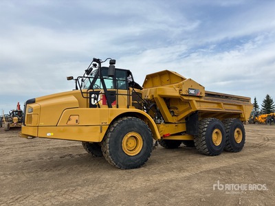2017 Cat 740CEJ Ejector Kiepwagen met knikbesturing