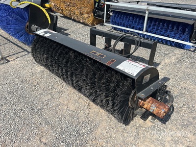 Mower King SSAB72 72 in Angle Skid Steer Broom