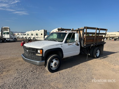 1998 Chevrolet CK3500 4x2 Flatbed Dump Truck