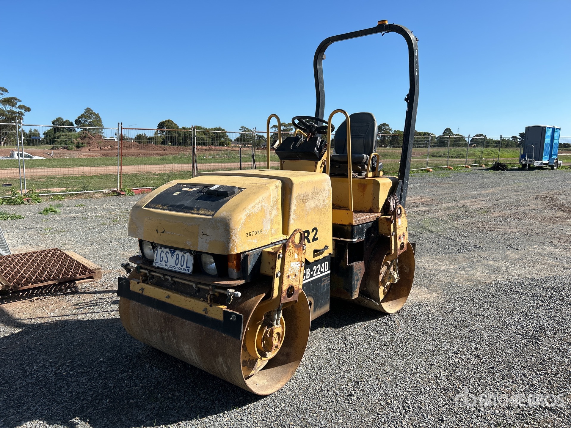 2000 Cat CB224D Double Drum Roller
