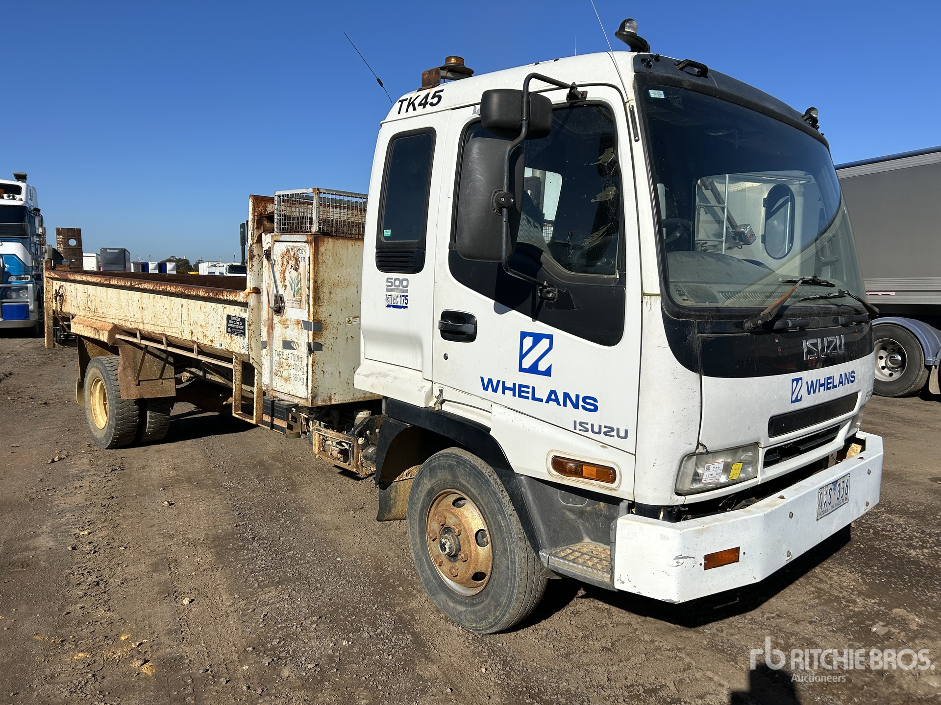 2001 Isuzu FRR 500 4x2 Camion à benne