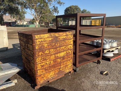 Quantity of (2) Steel Racks