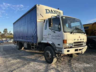 2007 Mitsubishi FM600 Curtain Side Truck