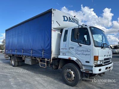 2007 Mitsubishi Fuso Fighter FM600 4x2 Curtain Side Truck