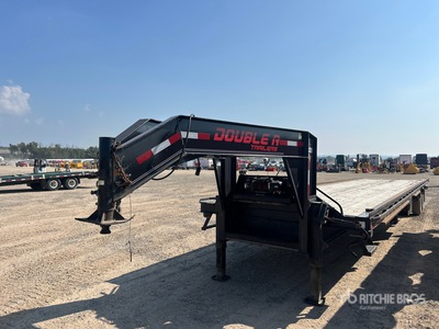 2021 Double A 42 ft T/A Gooseneck Rimorchio per attrezzatura