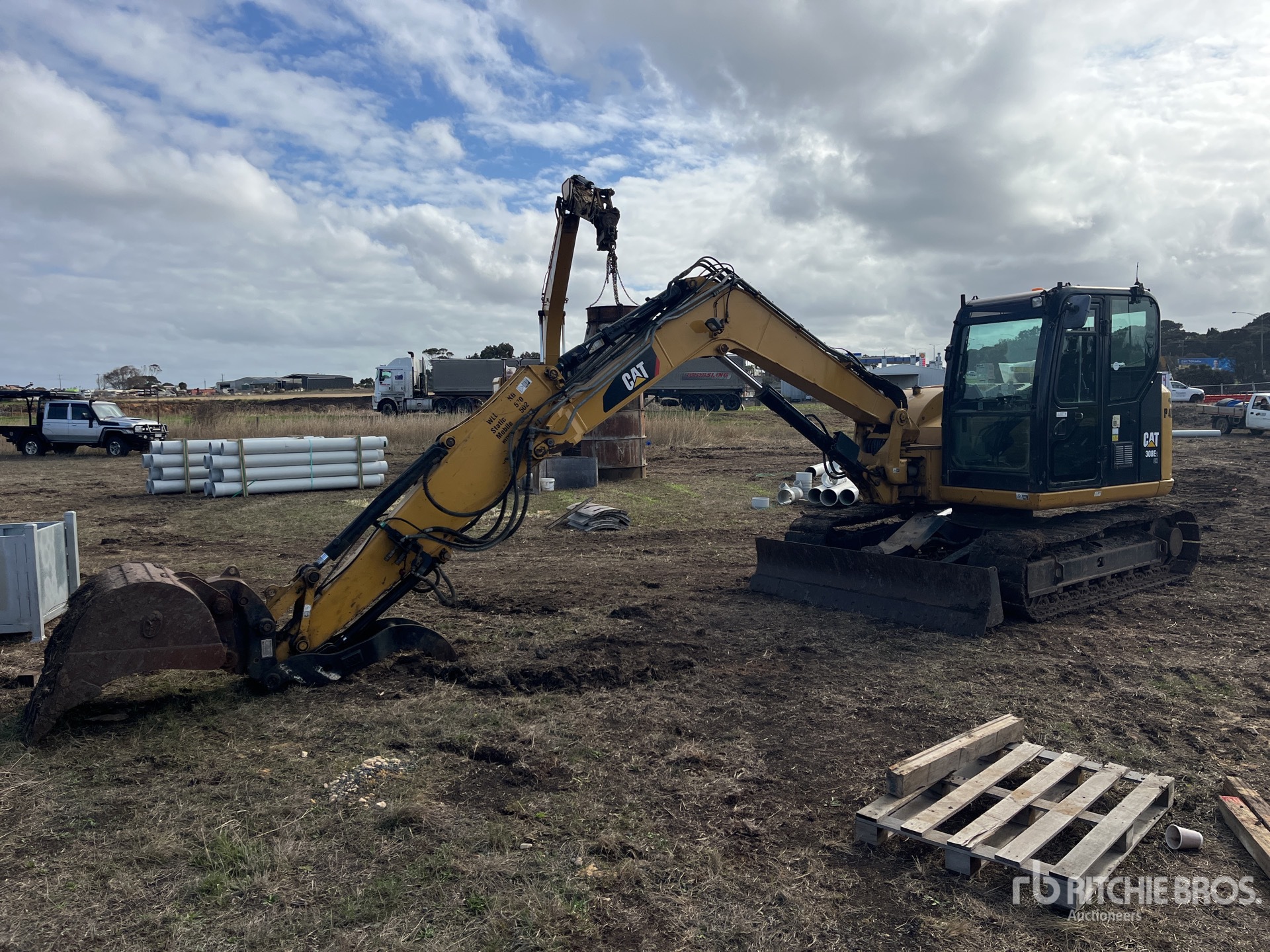 2016 Cat 308E2 CR 油圧ショベル