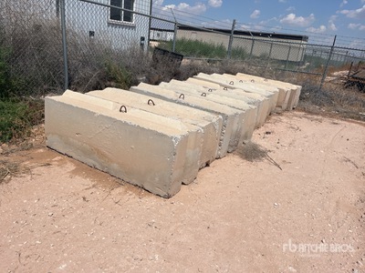 Quantity of (10) Cement Barrier Blocks