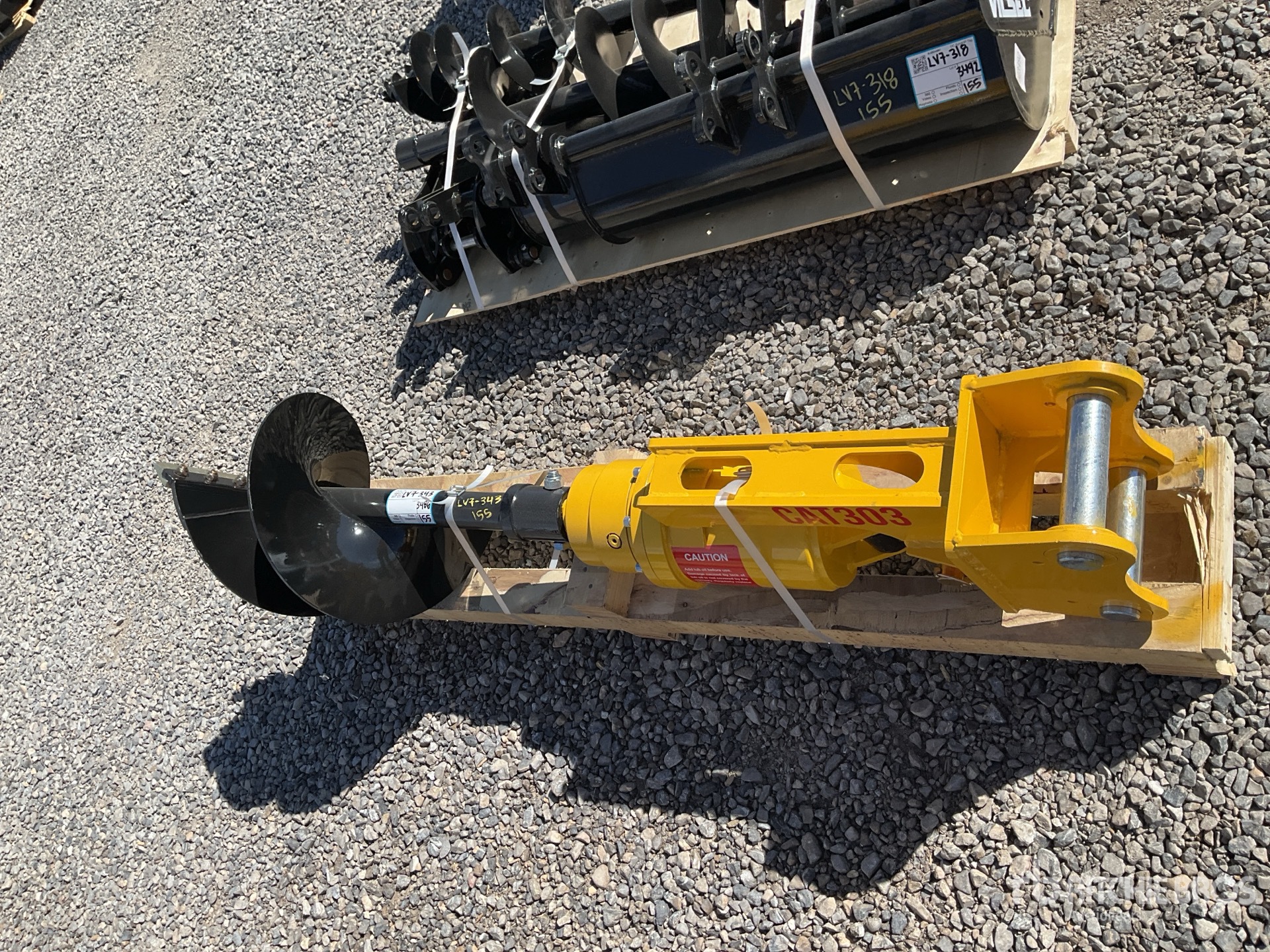 2025 GIYI Excavator Auger - Fits Cat 303 (Unused)