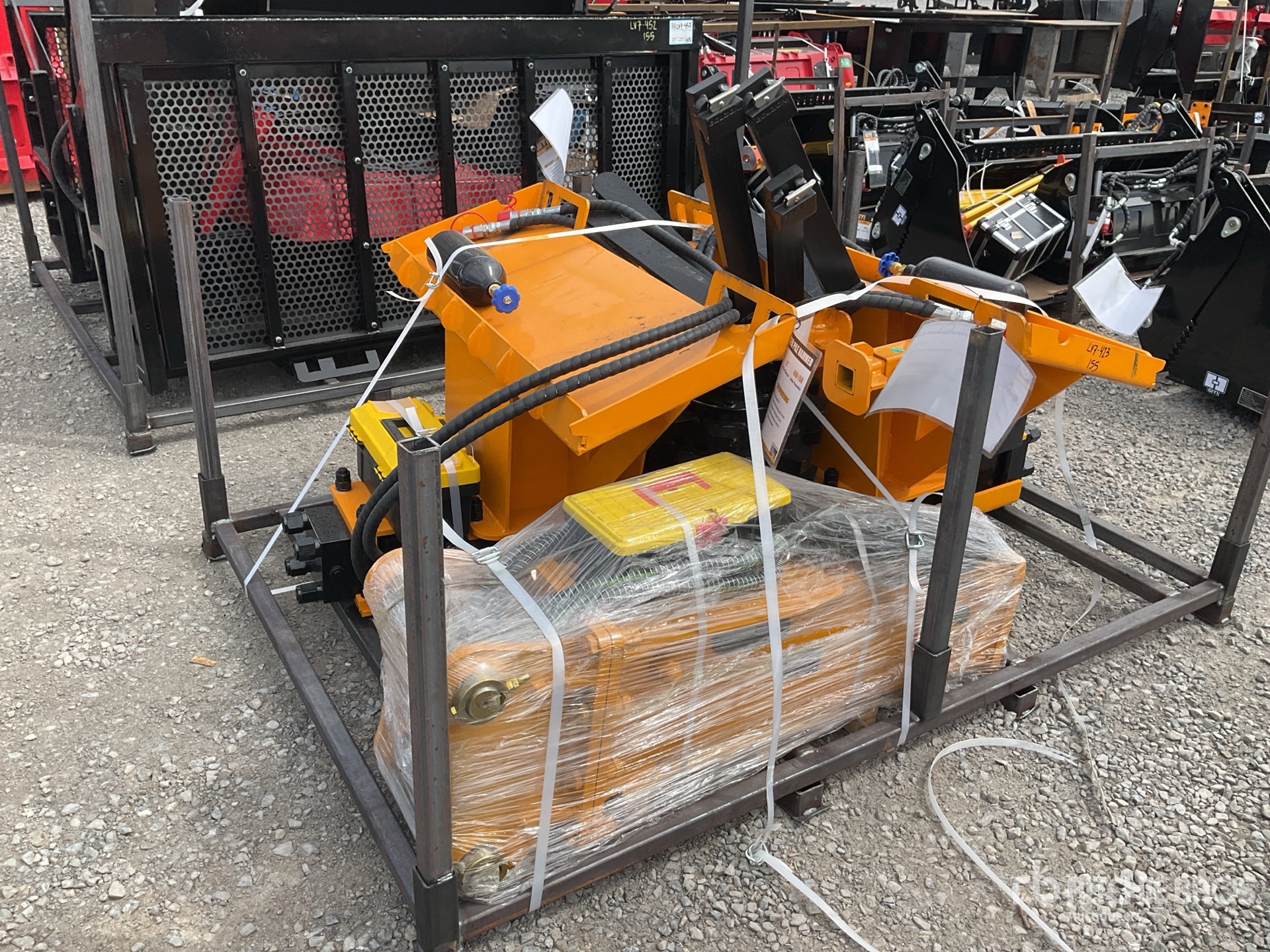 2025 GIYI GY-AD680 Skid Steer Post Driver (Unused)