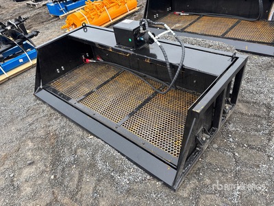 2025 GIYI GY-VB59 59 in Skid Steer Screening Bucket (Unused)