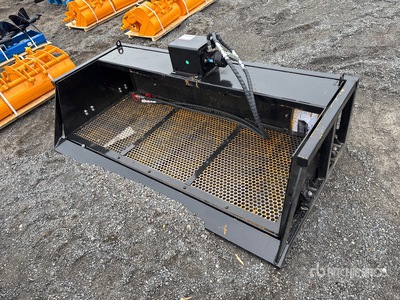 2025 GIYI GY-VB59 59 in Skid Steer Screening Bucket (Unused)