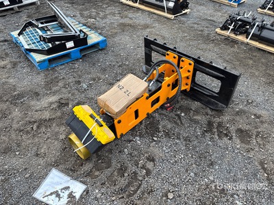 2025 GIYI GY-D680 Skid Steer Post Driver (Unused)
