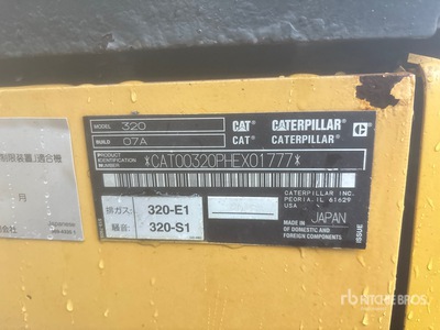 2018 Cat 320 Tracked Excavator