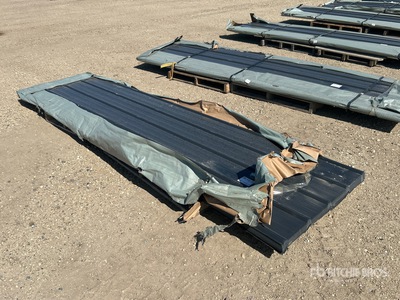 Quantity of (50) 2025 SKLP SKL50 12 ft x 3 ft Corrugated Tin Siding