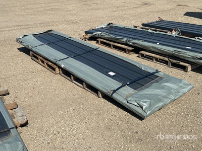 Quantity of (50) 2025 SKLP SKL50 12 ft x 3 ft Corrugated Tin Siding