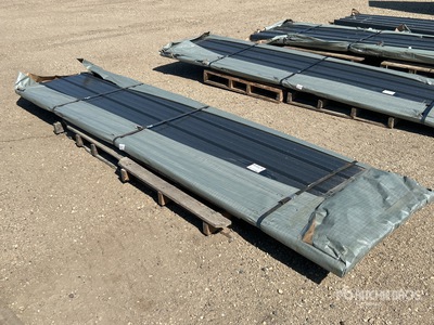 Quantity of (50) 2025 SKLP SKL50 12 ft x 3 ft Corrugated Tin Siding