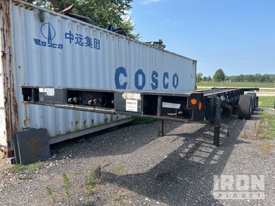 2007 Hyundai Tri/A 52 ft T/A Extendable Retractable Container Trailer