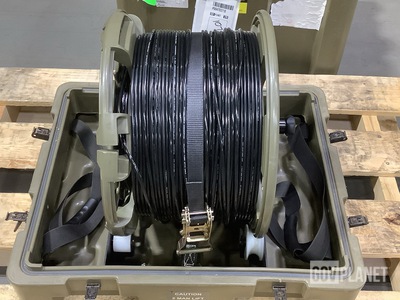 L3 Technologies 60081914-000 Fiber Optic Cable w/Transit Case