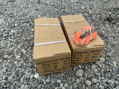 Quantity of (20) Ratchet Straps Divers - Outils à main (Unused)