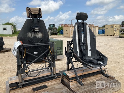 (2) ARA D3480-1 Armored Aircraft Bucket Seats