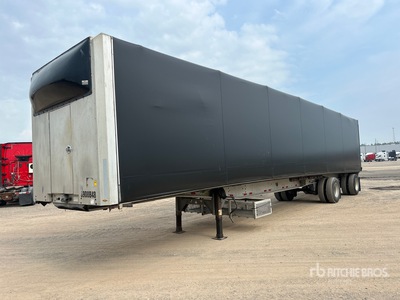 2014 Manac 48 ft T/A Spread Axle Curtain Side Trailer