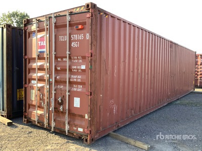 2010 40 ft High Cube Storage Container