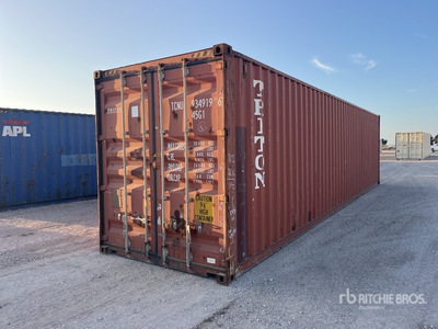 40 ft High Cube Contenedor de almacenamiento