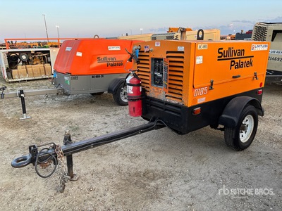2013 Sullivan Palatek D185P2JD 185 cfm Mobile Luftkompressor
