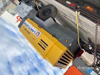 2013 Atlas Copco 450 cfm Mobile Air Compressor