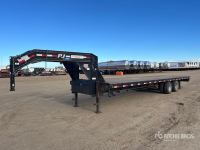 2014 PJ Trailers 30 ft T/A Gooseneck Remorque pour équipement