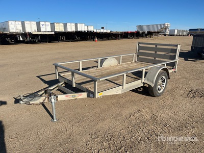 2017 H & H RSAx10 10 ft S/A Utility Trailer