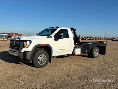 2024 GMC Sierra 3500HD 4x4 Ciężarówka z płaską platformą