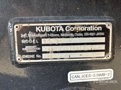 2023 Kubota SVL 75-3 Oruga cargadora compacta