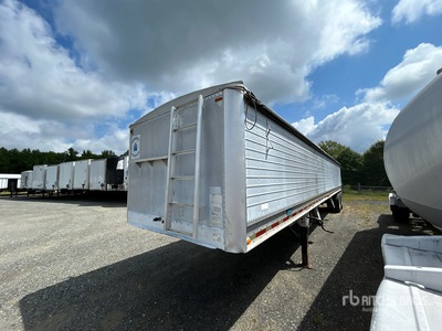 1998 Merritt 42X96X68XSX2XGS 41 ft T/A Belly Dump Hopper Bottom Grain Trailer