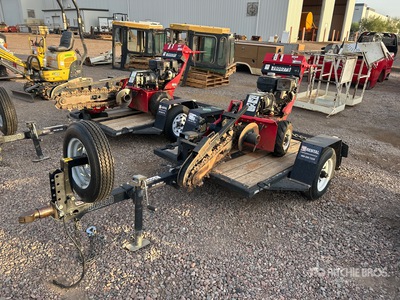 2019 Barreto E924HM-4MS Walk Behind Sleuvengraver w/ Barreto Trailer