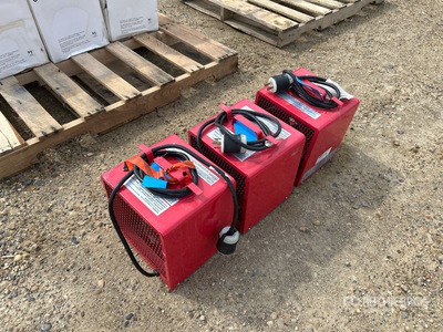 Quantity of (3) Dayton 3VU35B Construction Calefactor de espacio