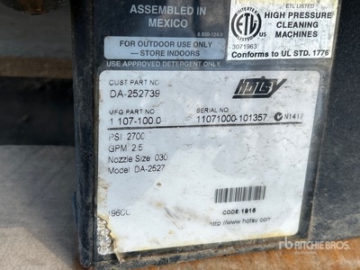 Hotsy 1080BE Lavadora de presión