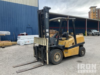 2004 Yale GDP100MJNPBV110 9600 lb Pneumatic Tire Forklift