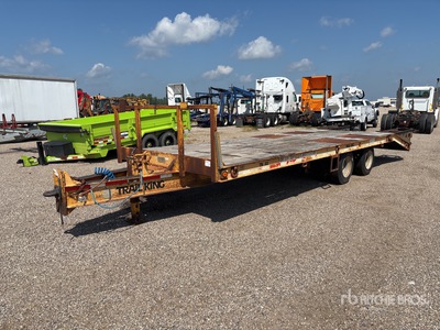 1998 Trail King TK-32 27 ft T/A Equipment Trailer