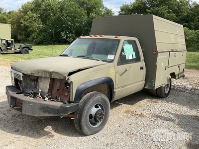 1993 GMC Sierra 3500 4x4 Utility Truck